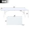 Multi-purpose outdoor folding 8ft casual picnic table game party table