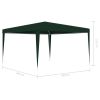 Professional Party Tent 13.1'x13.1' Green 0.3 oz/ft²