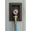 Camco (40055) RV Brass Inline Water Pressure Regulator- Helps Protect RV Plumbing and Hoses from High-Pressure City