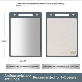 Stainless Steel Cutting Board Mildew-proof (Option: Small Size-Default Item)