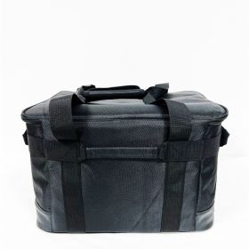 Foldable Camping Multifunctional Waterproof Miscellaneous Storage Bag (Color: black)